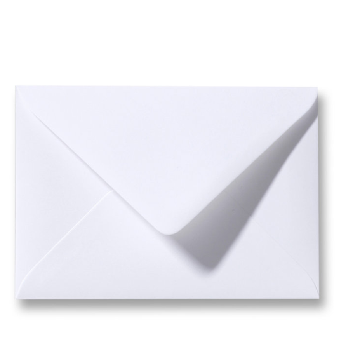 Envelop wit 11,4x16,2 cm