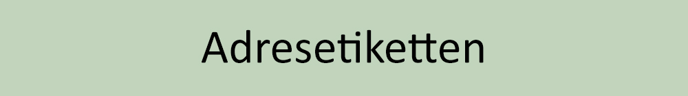 Adresstickers geboortekaartjes