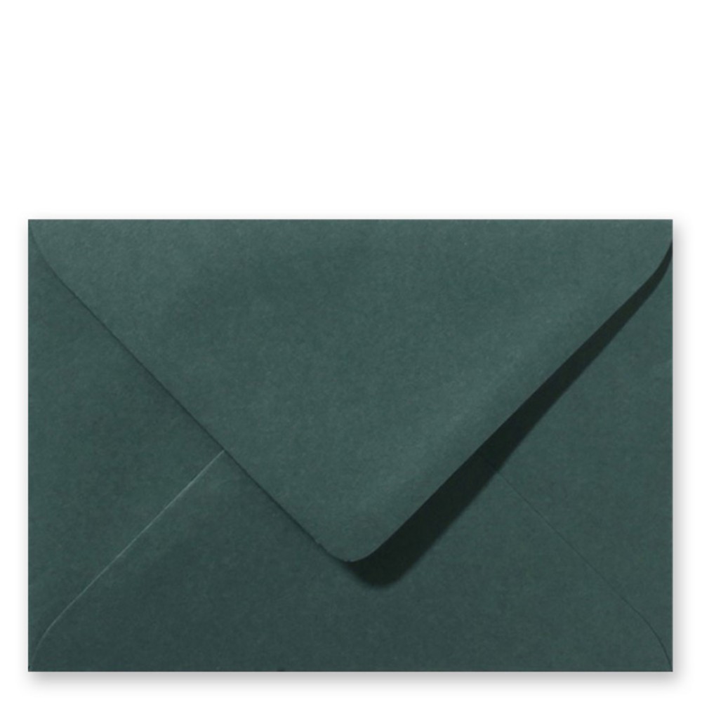 Envelop donkergroen 11x15,6 cm