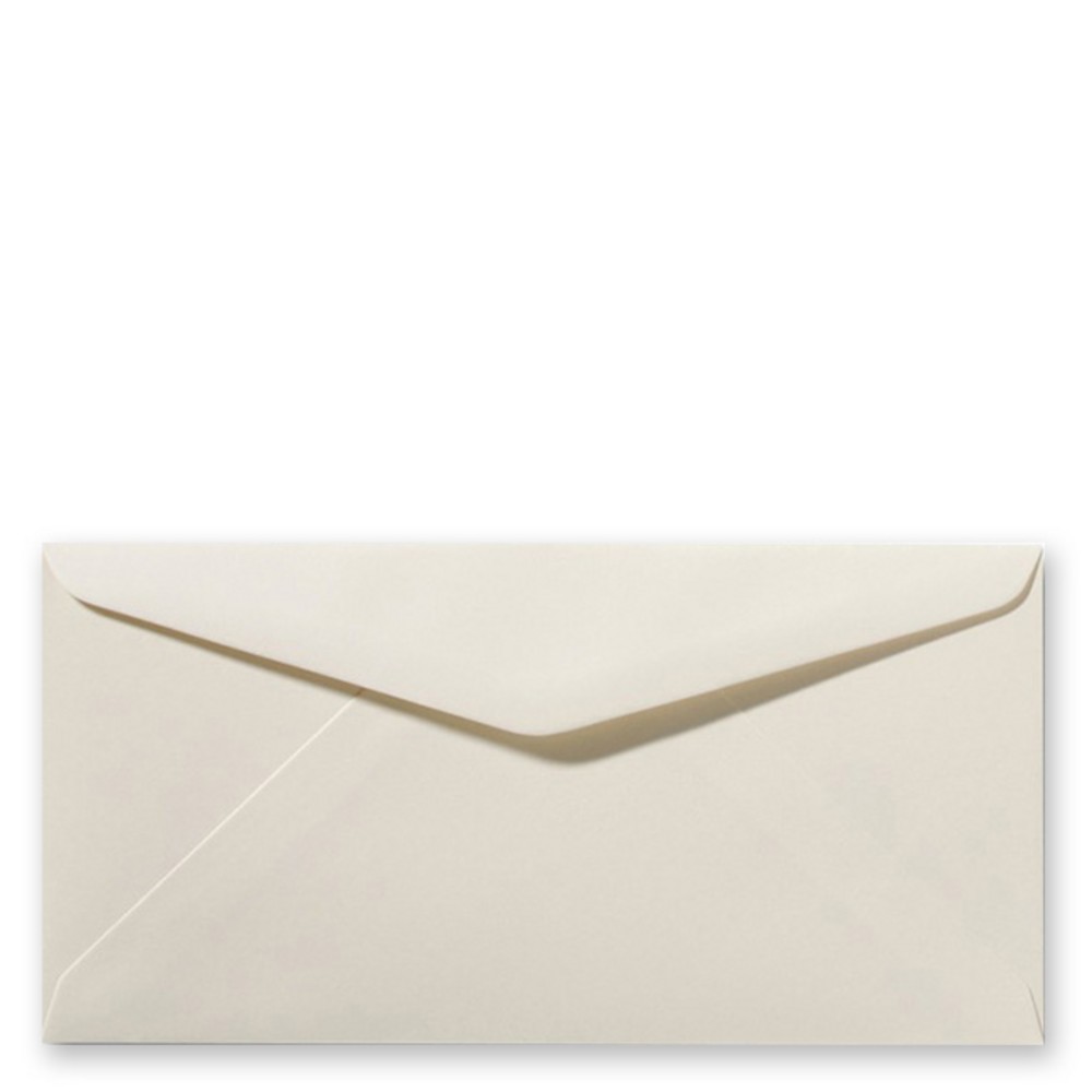 Envelop offwhite langwerpig 11x22 cm