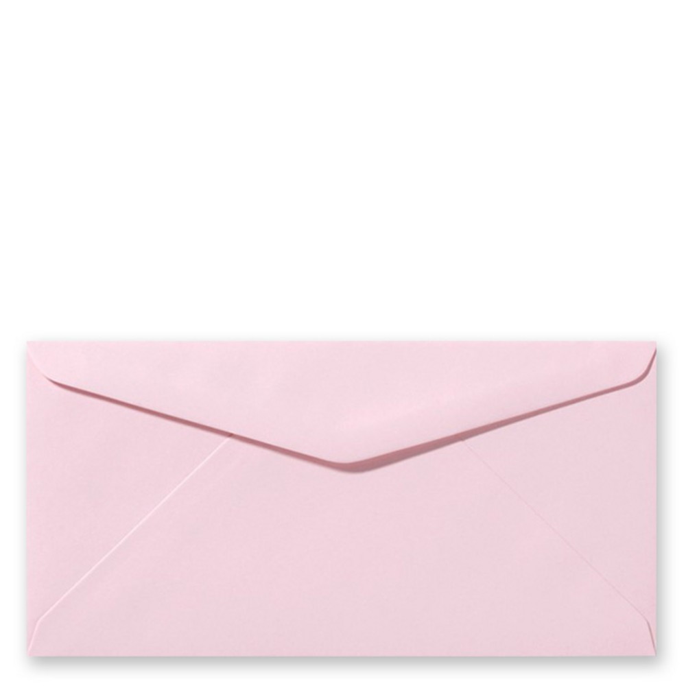 Envelop licht roze 11x22 cm (op bestelling)