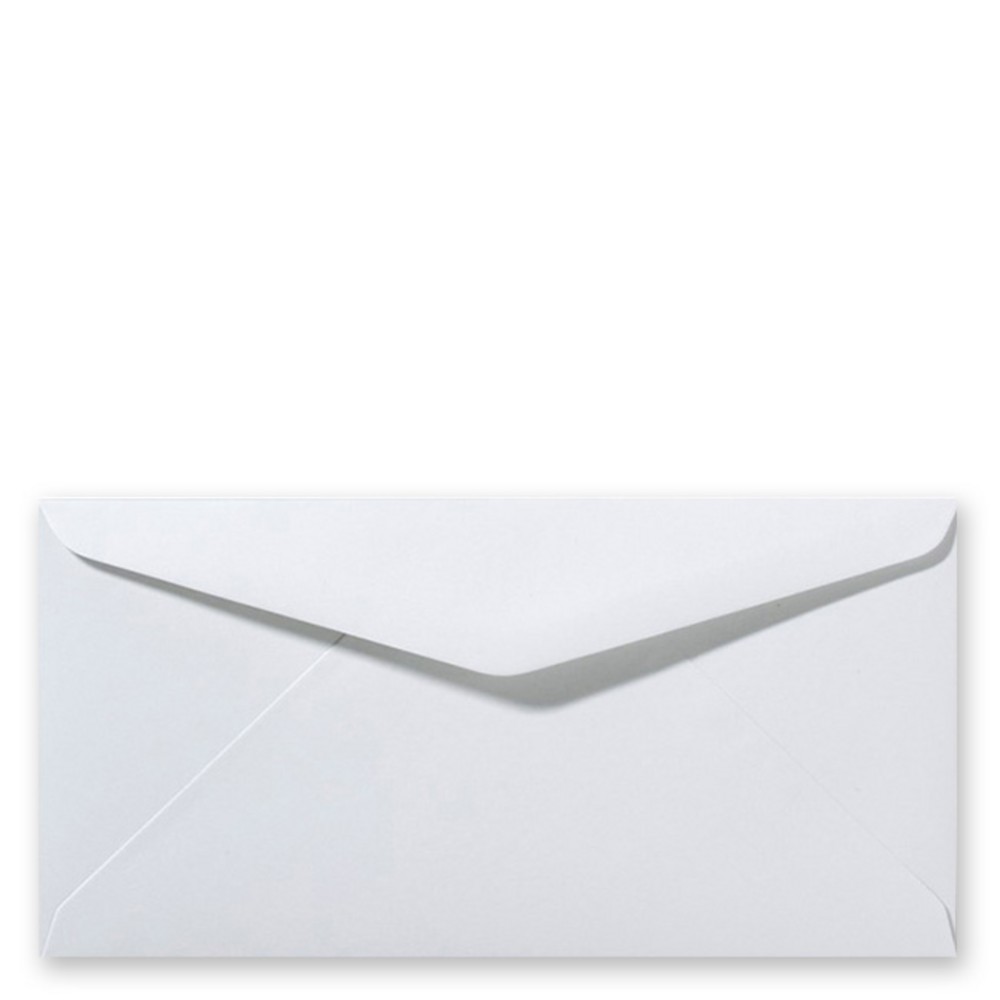 Envelop wit langwerpig 11x22 cm