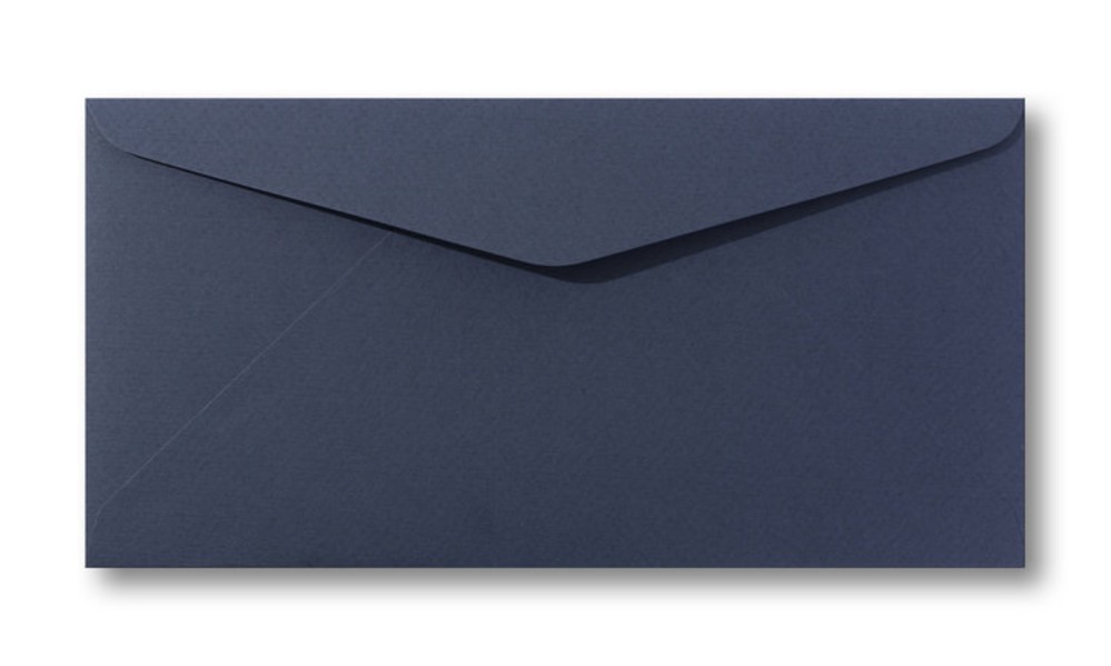 Envelop vintage marineblauw 11x22 cm (op bestelling)