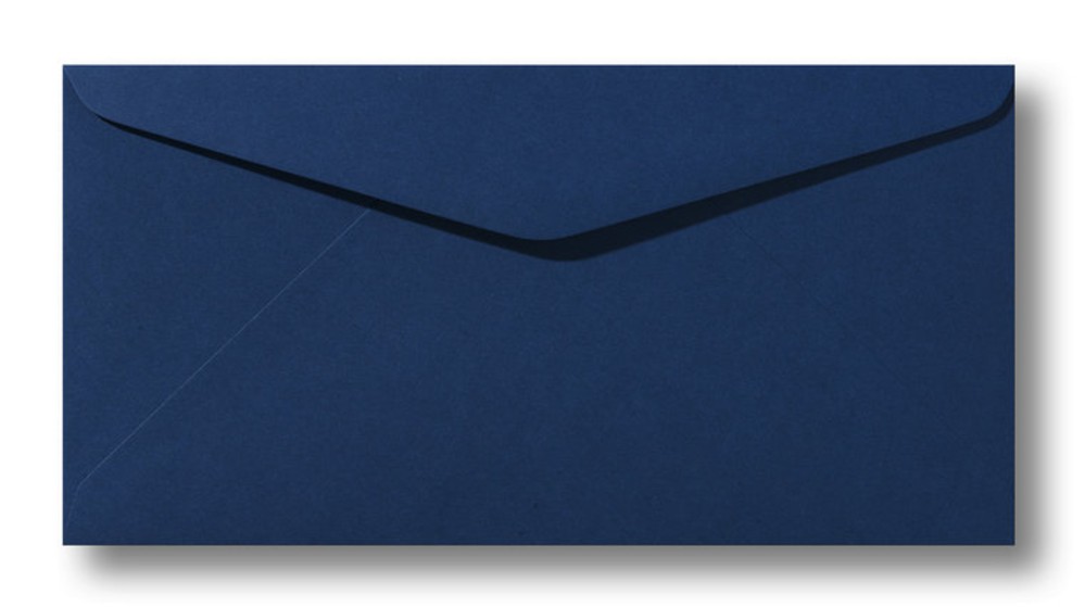 Envelop nacht blauw 11x22 cm (op bestelling)
