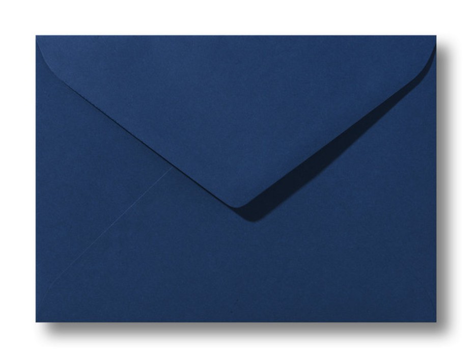 Envelop nachtblauw 12x18 cm (op bestelling) voor