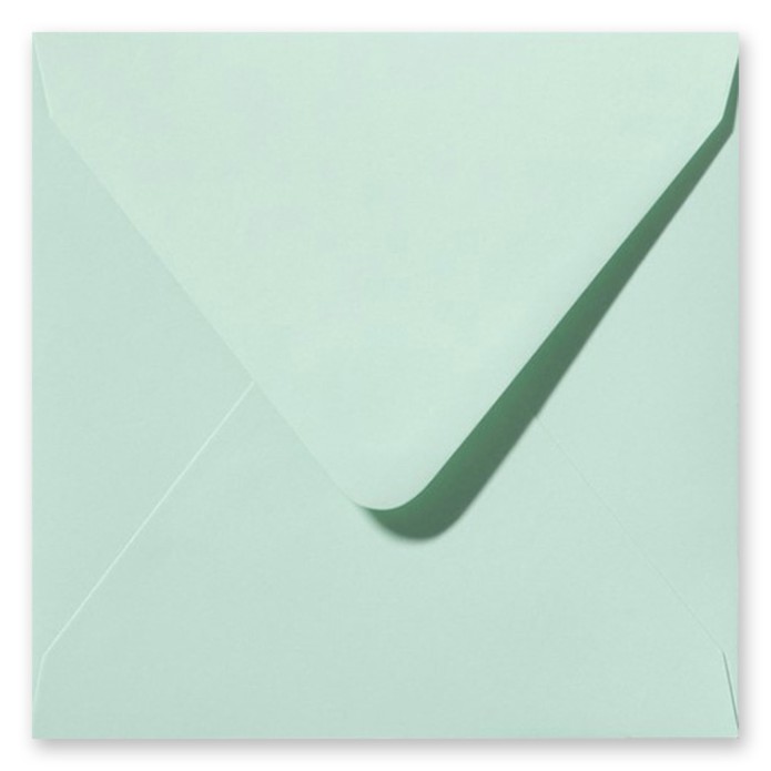 Envelop lentegroen 14x14 cm (op bestelling)