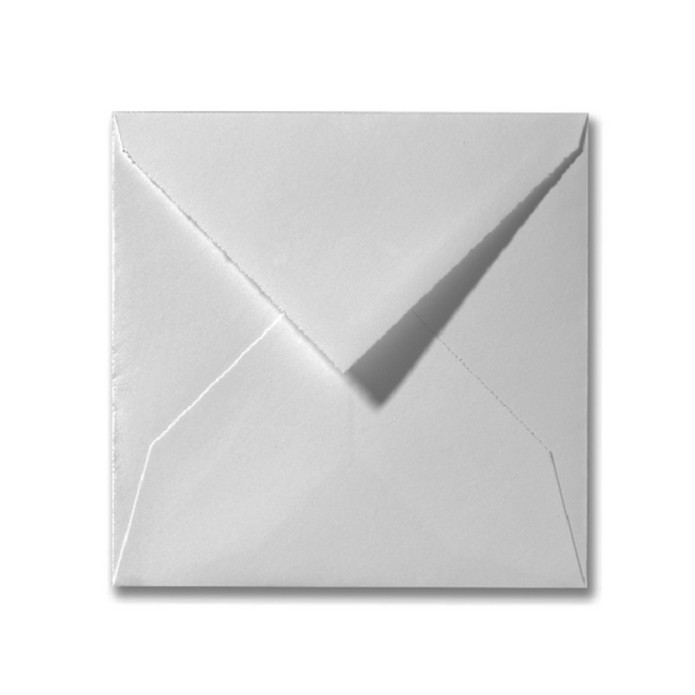 Envelop wit Oud Hollands 14x14 cm (op bestelling) voor