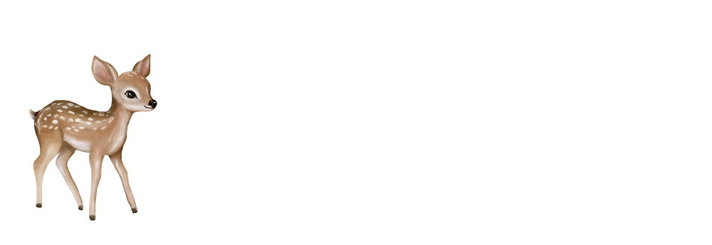 Adressticker bosdieren hertje