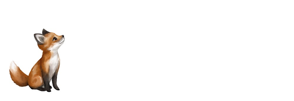 Adressticker bosdieren vos