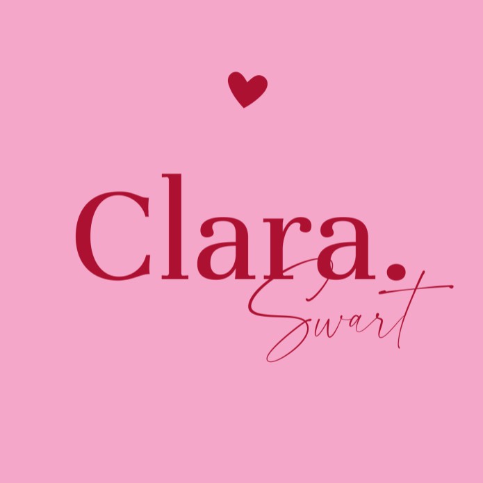 Geboortekaartje meisje roze minimalistisch Clara