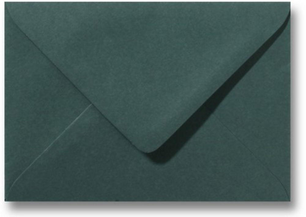 Envelop donkergroen 11x15,6 cm