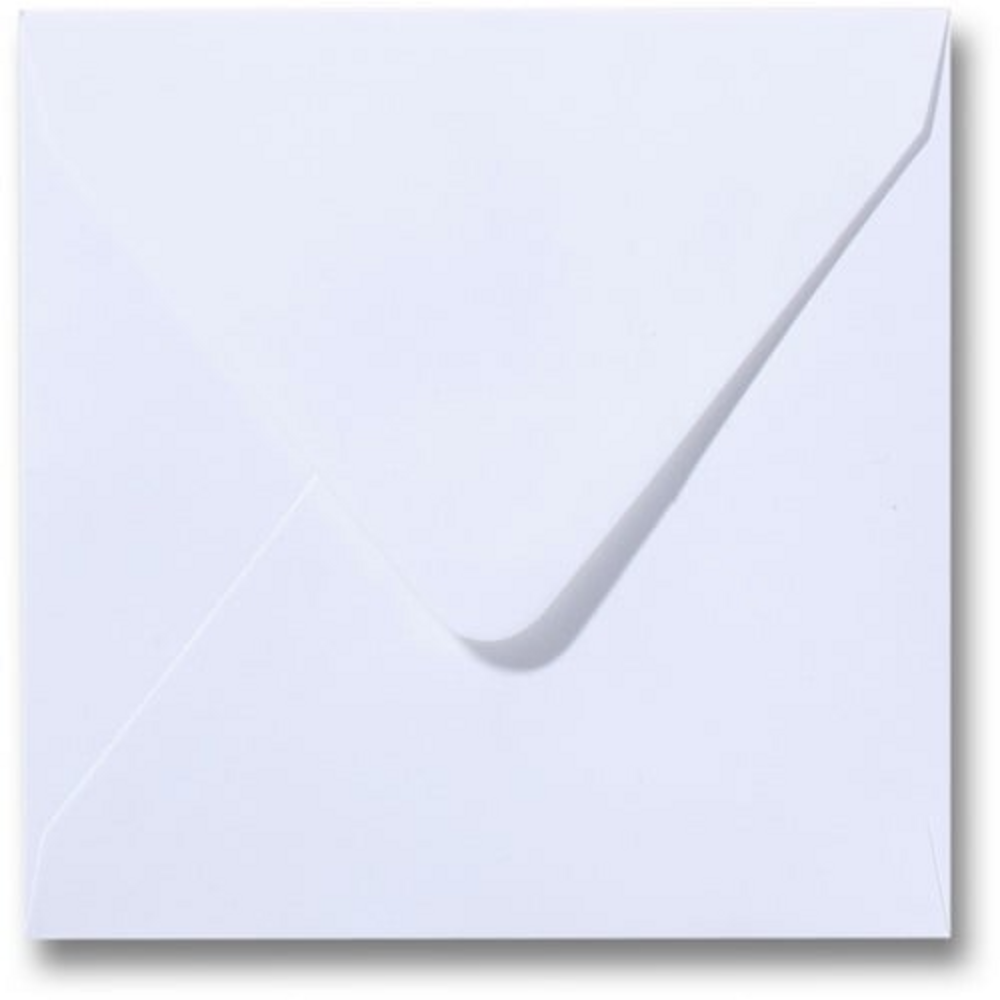 Envelop wit 12x12 cm