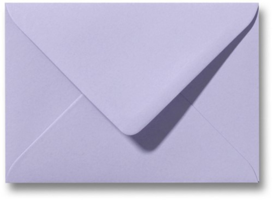Envelop lavendel 12x18 cm (op bestelling)