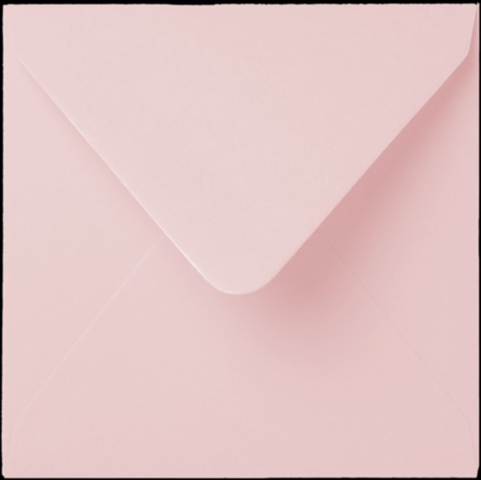 Envelop bloesem 14x14 cm (op bestelling)