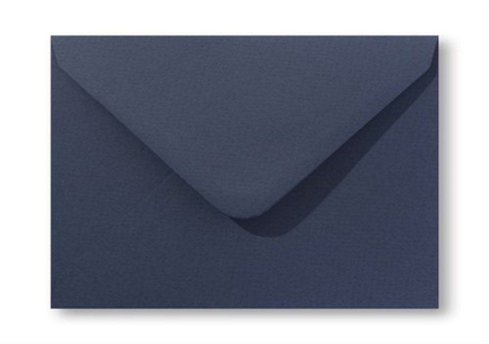 Envelop marineblauw 12x18 cm (op bestelling)
