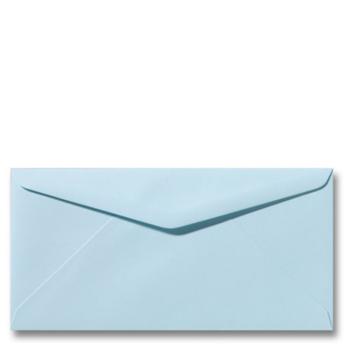 Envelop lagune blauw 11x22 cm (op bestelling)