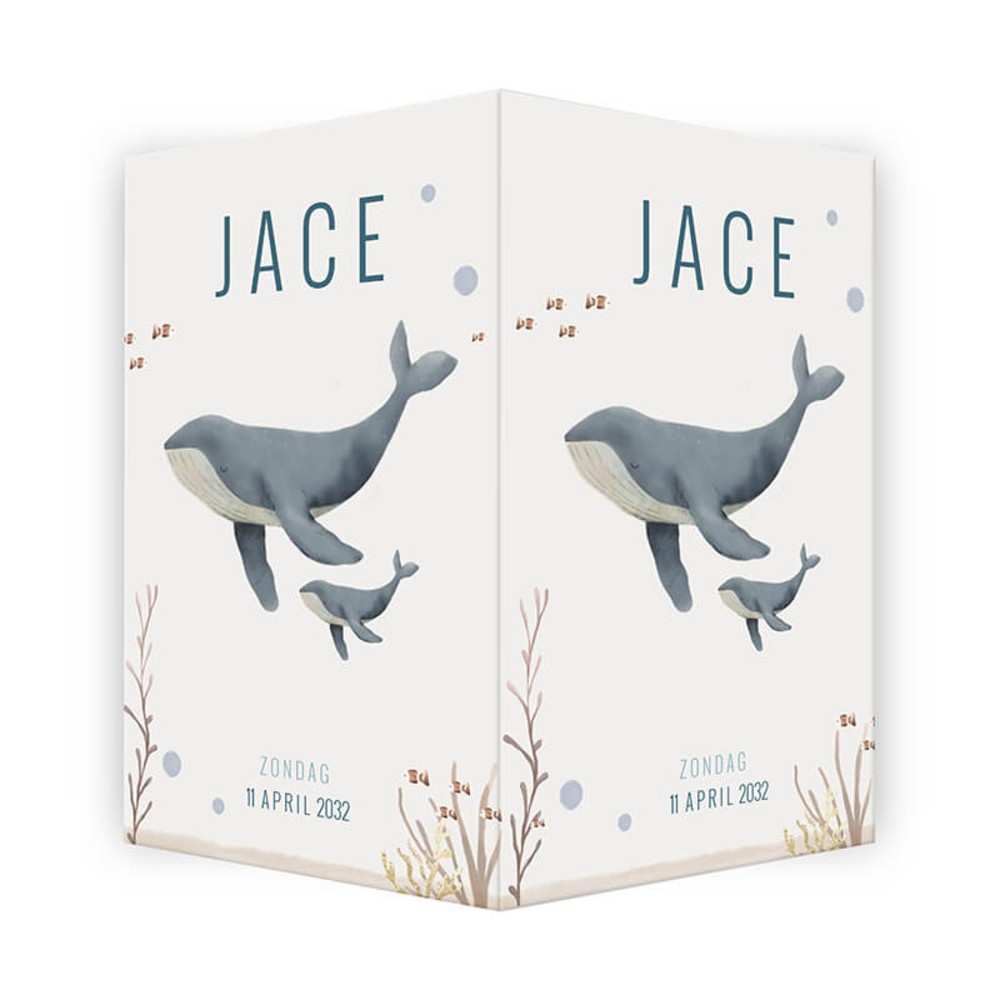 Geboortebord jongen oceaandieren Jace