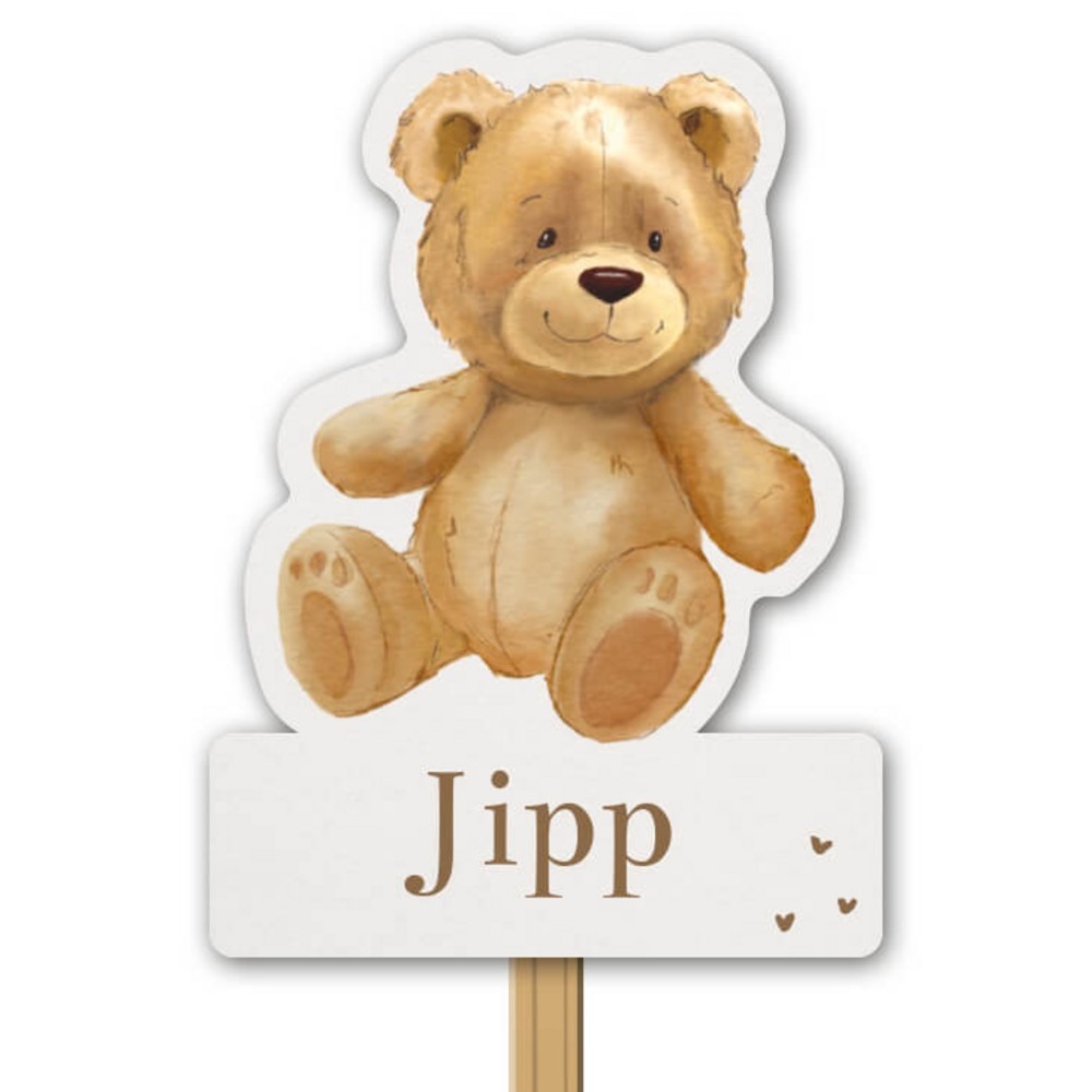 Tuinbord neutraal teddybeer beige Jipp