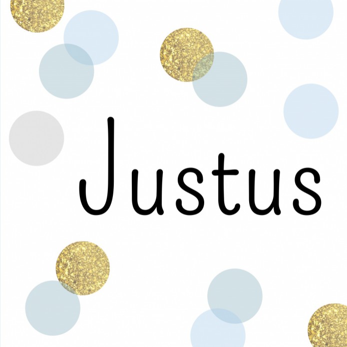 Geboortekaartje Confetti Justus
