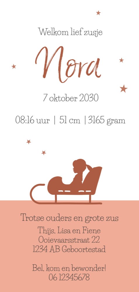 kaart achterzijde