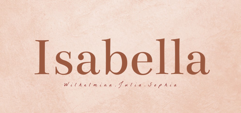 Geboortekaartje Minimalistisch Isabella