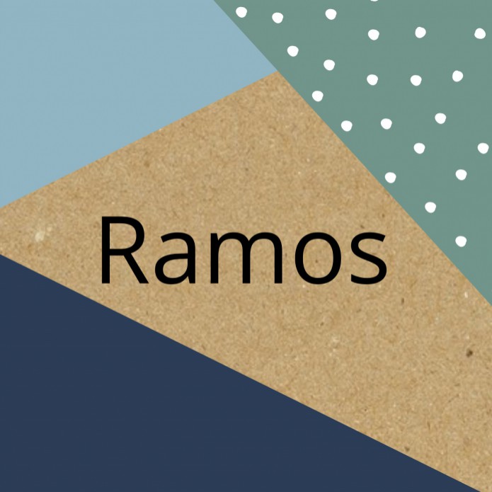 Geboortekaartje Kraft met vlakken Ramos