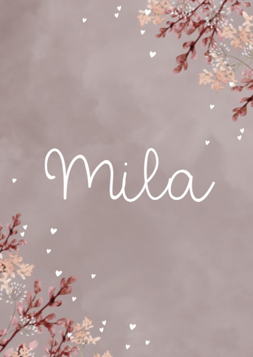 MINIPOSTER Mila