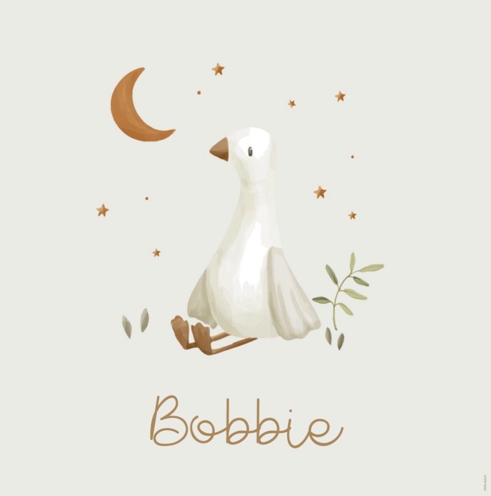 Poster Little Dutch neutraal gans Bobbie