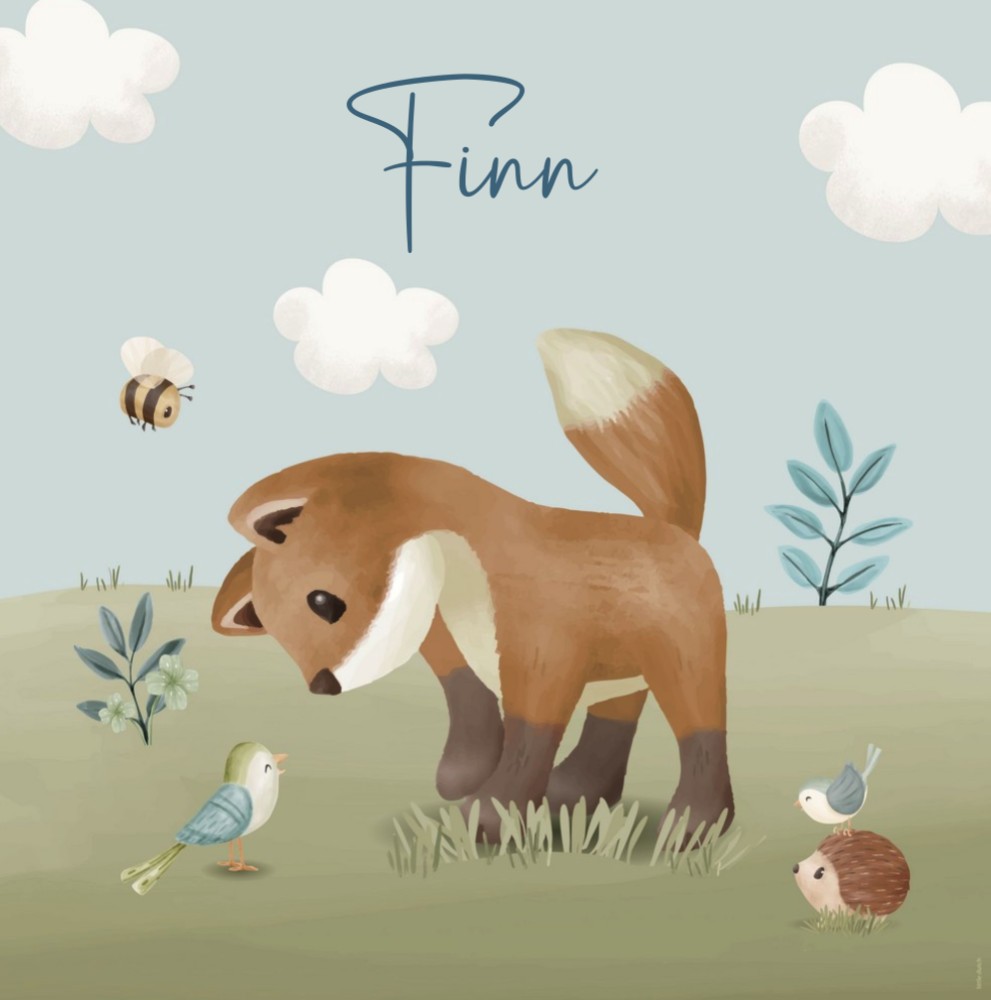 Little Dutch poster Finn voor babykamer