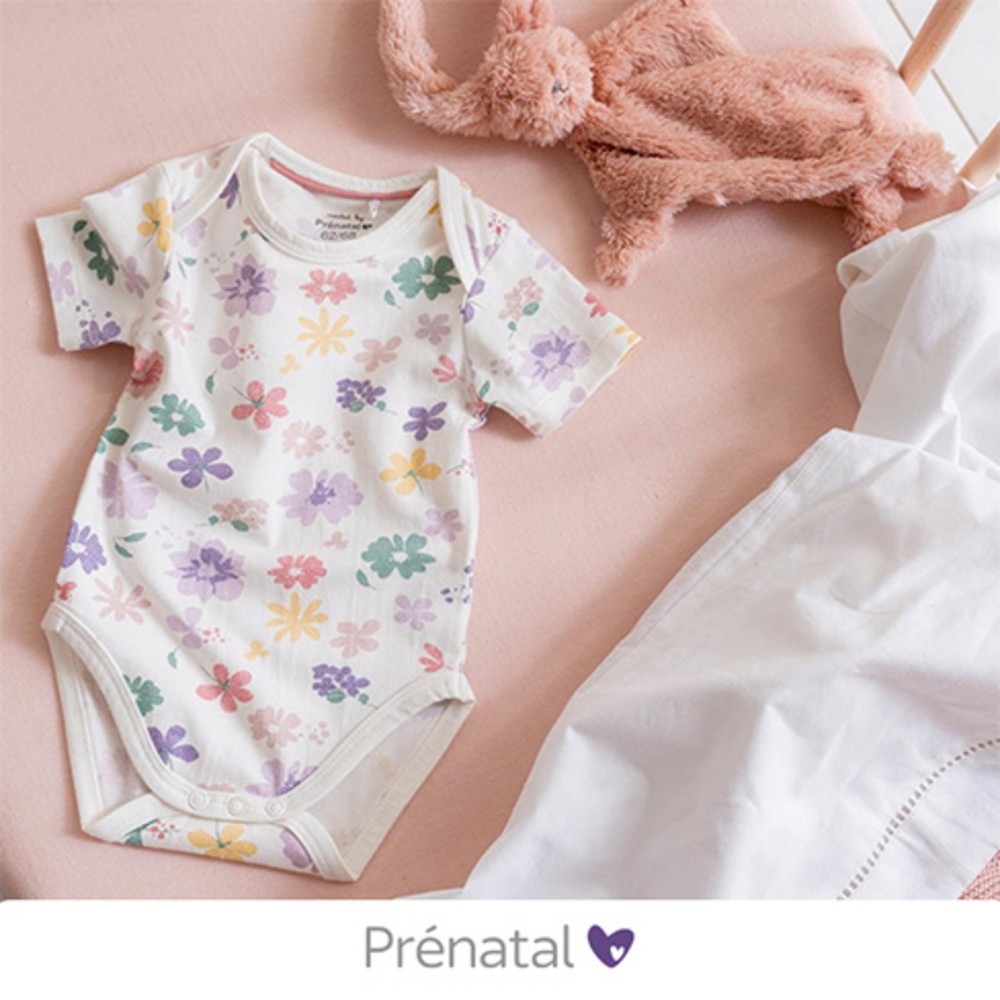 Geboortekaartje Prénatal meisje bloem Isabeau