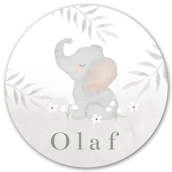 Raamsticker olifant Olaf