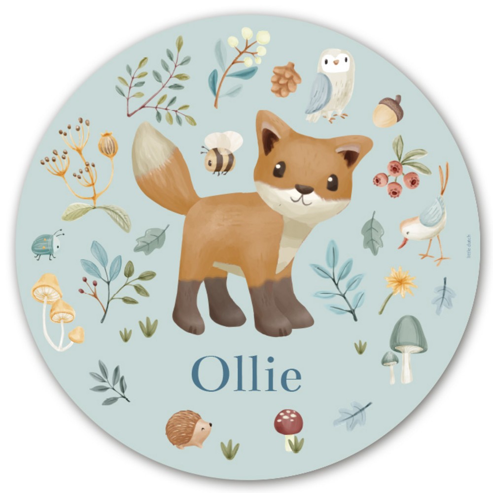 Raamsticker Little Dutch vos Ollie
