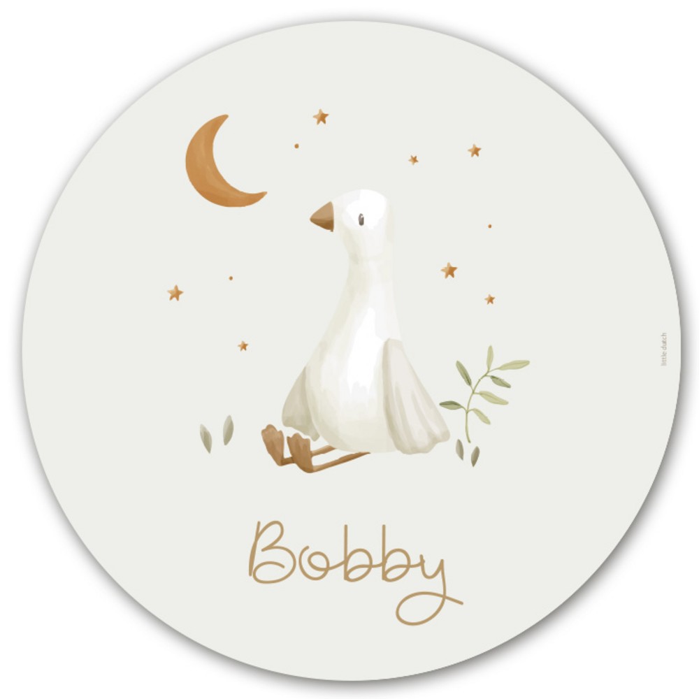 Geboorteaankondiging raamsticker Little Dutch Bobby