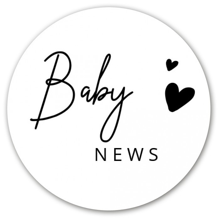 Sluitsticker Baby News voor