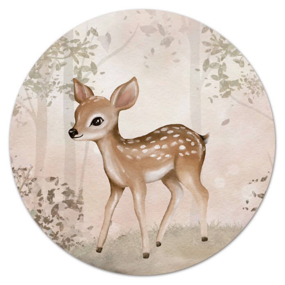 Sluitsticker hertje aquarel