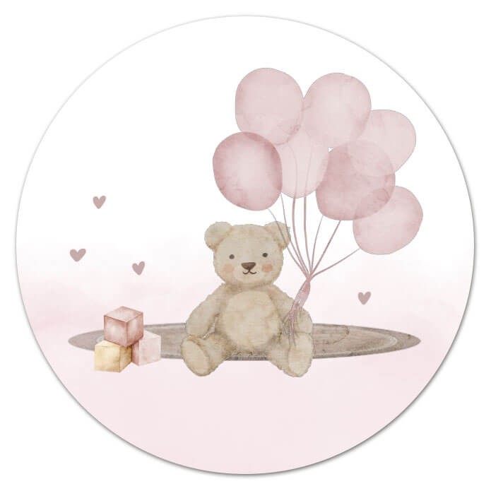 sluitsticker-sluitzegel-geboortekaartje-mooi-verzenden-beer-ballonnen-speelgoed-babykamer-meisje