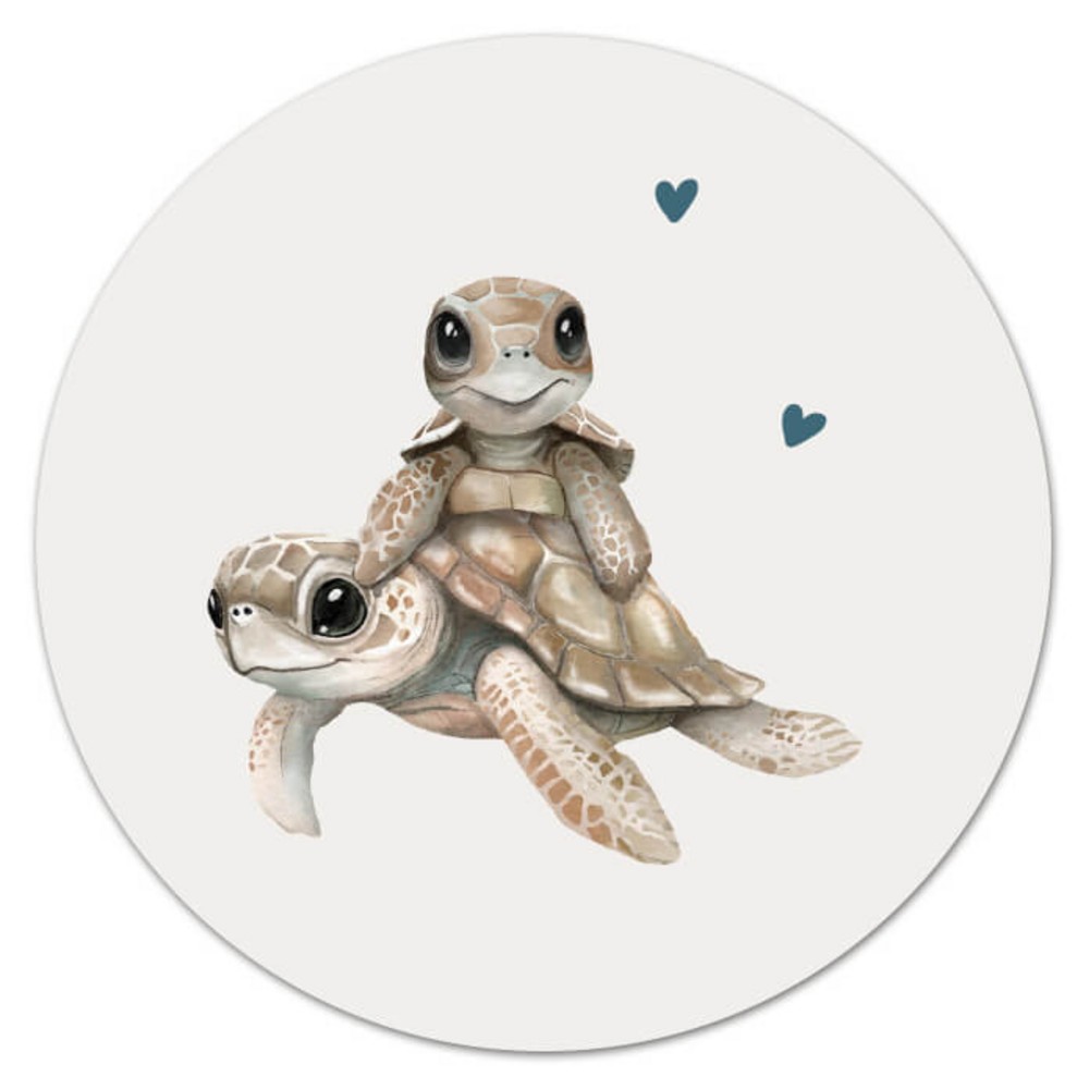 Sluitsticker oceaandier schildpad