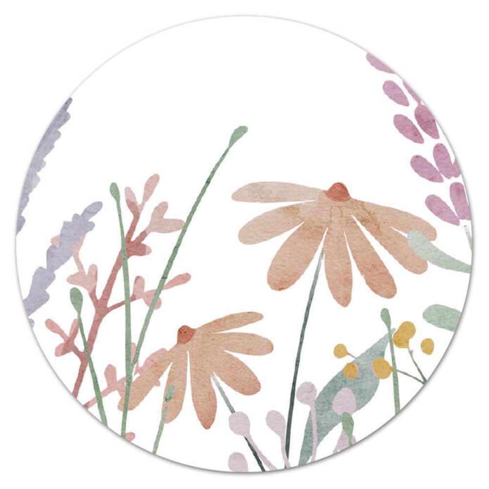 Sluitsticker meisje bloemenveld Marit