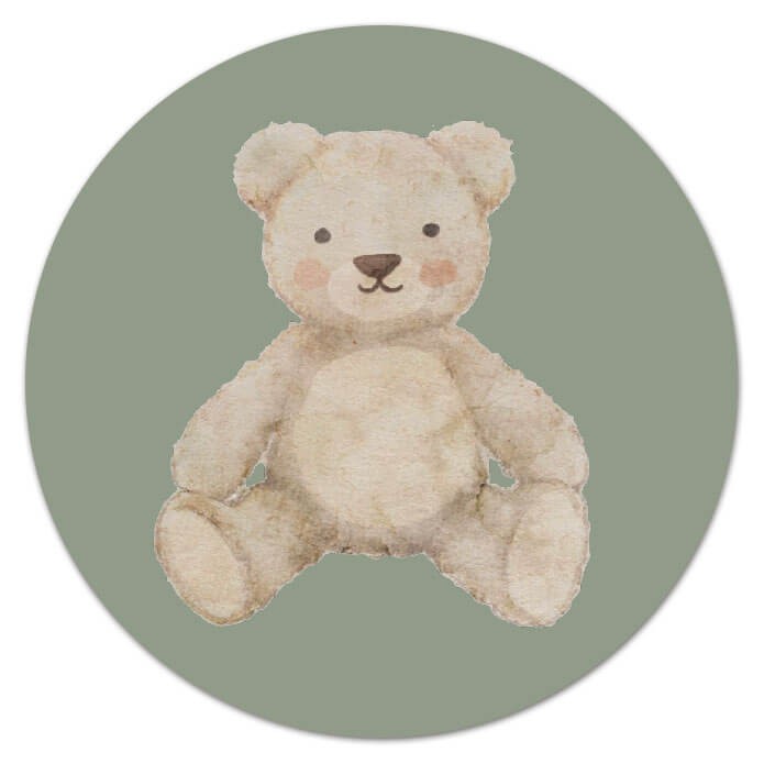 sluitsticker-sluitzegel-mooi-verzenden-geboortekaartje-teddybeer-knuffelbeer-knuffel-groen-neutraal-unisex