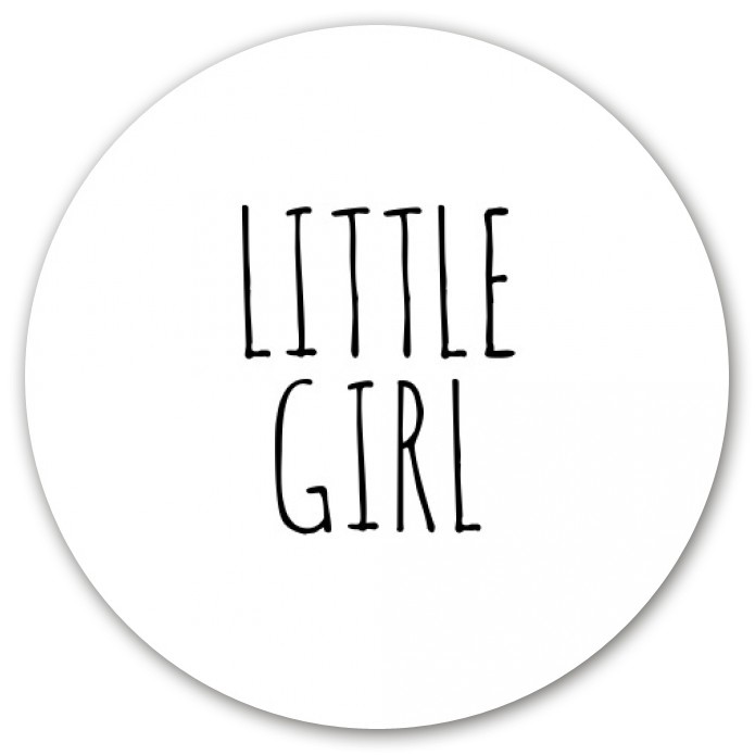 Sluitsticker littlegirl