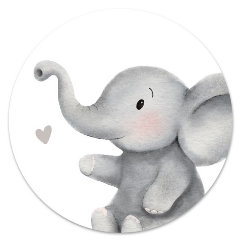 Sluitsticker olifant Noud