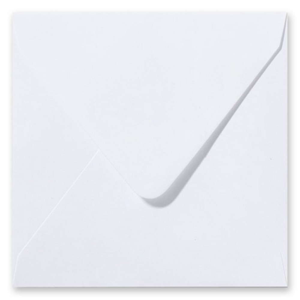 Envelop wit 12x12 cm