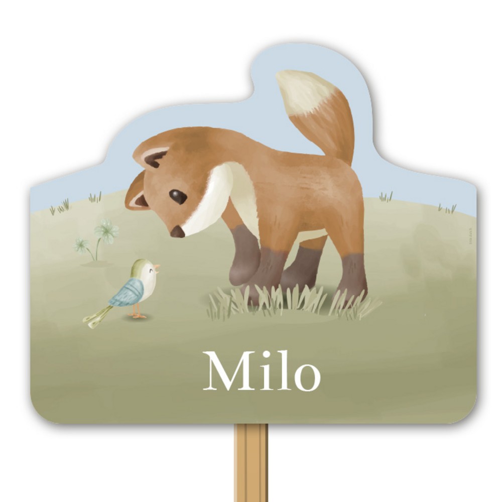 Tuinbord Little Dutch vos Milo