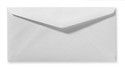 Envelop wit linnen langwerpig 11x22 cm (op bestelling)