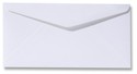 Envelop metallic extra wit 11x22 cm (op bestelling) voor