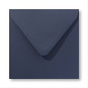Envelop vintage marineblauw 14x14 cm (op bestelling) voor
