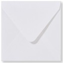 Envelop metallic extra wit 14x14 cm (op bestelling)