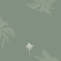 Geboortekaartje groene palmbomen Daks achter