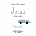 Geboortekaartje Auto Jesse binnen