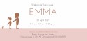 Geboortekaartje Silhouetten Emma achter